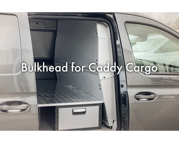 Kollisjonssikkert delevegg for Caddy Cargo