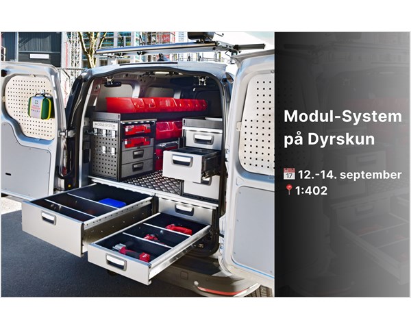 Kom og besøk Modul-System på Dyrskun 12.-14. september