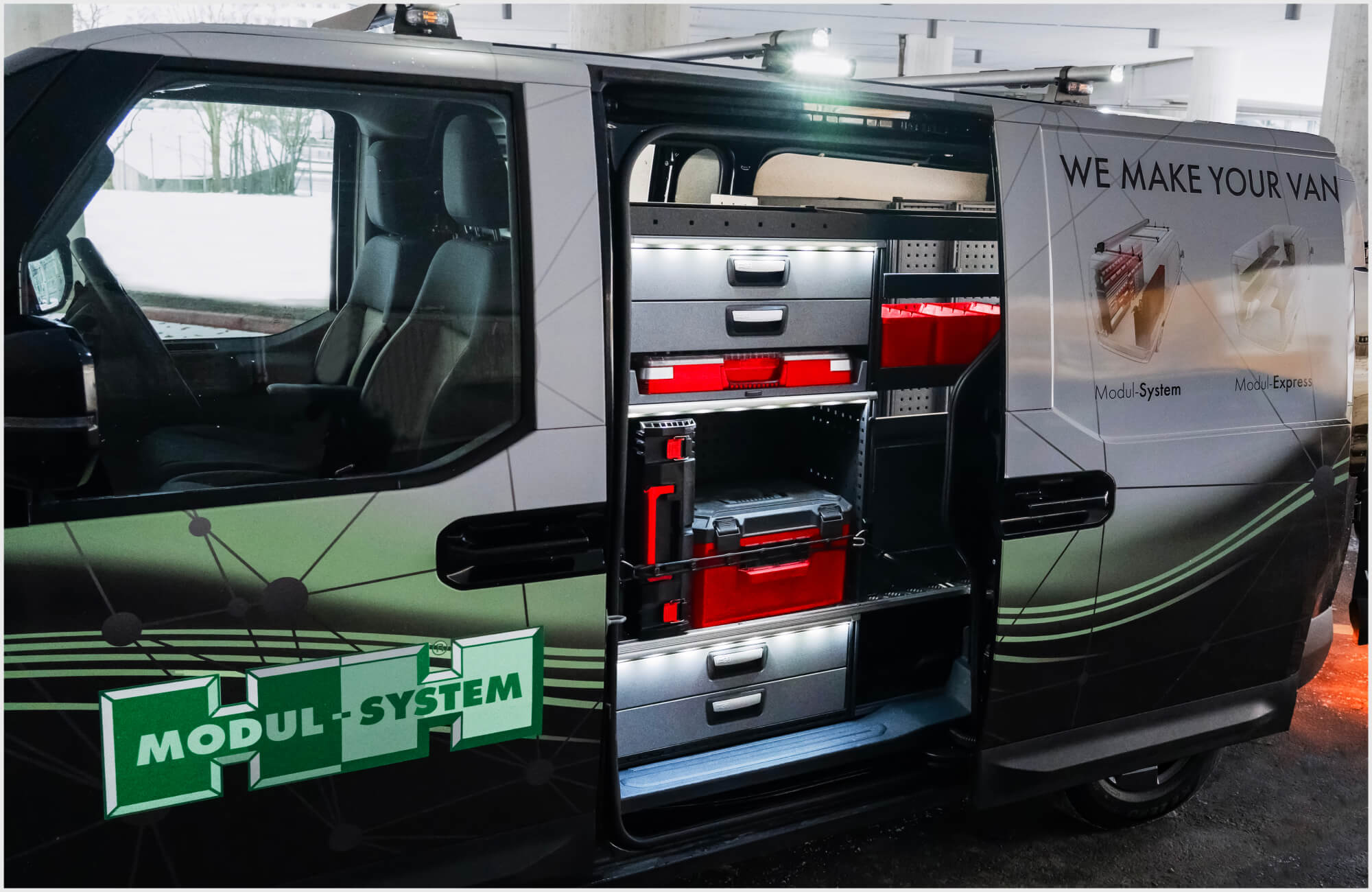 Innredningsløsninger til nye Kia PV5 – klar for arbeid fra dag én